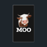 Funny Cow Moo Farm Animal Spaß Visitenkarte<br><div class="desc">Die Funny Farm und Kuh Quotes. Funny Cow Moo Farm Animal Spaß.</div>