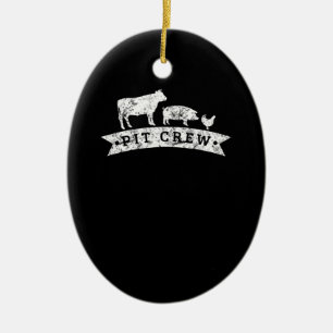 Funny Cow Pig Chicken Liebhaber Geschenk   Funny G Keramik Ornament