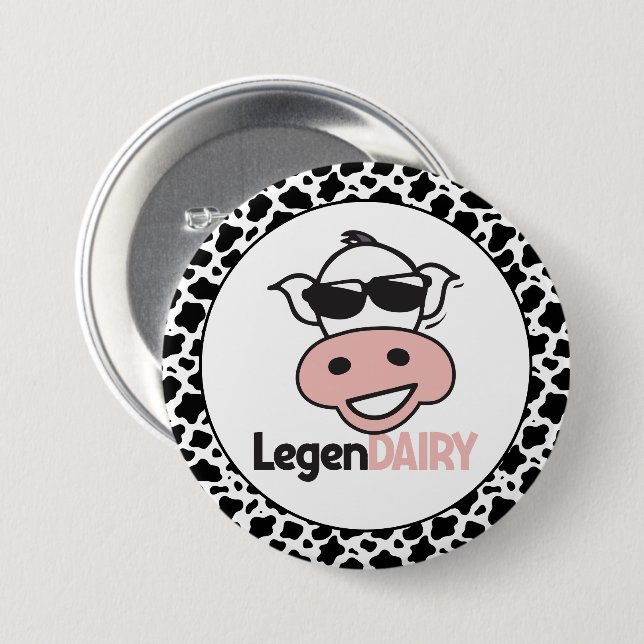 Funny Cow Pub Button (Vorne & Hinten)