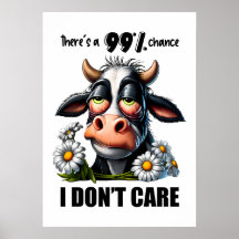 Funny Cow Sarcastic Zitat und Redewendungen