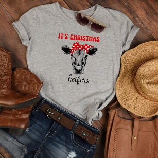 Funny Cow Weihnachts-T - Shirt