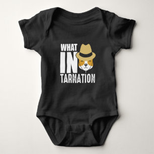 Funny Cowboy Dog Was in Tarnation Baby Strampler
