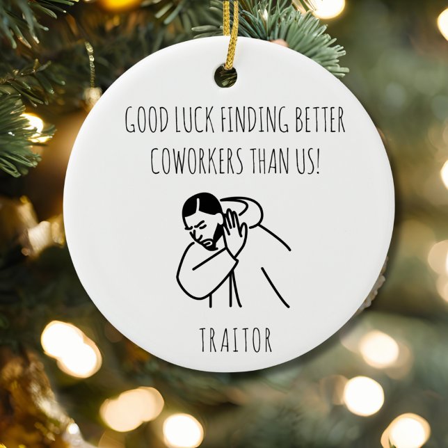 Funny Coworker Gift Meme Art Büro Humor Keramik Ornament (Funny Coworker Gift Meme Art Office Humor Ceramic Ornament)