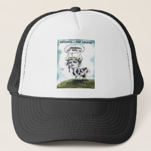 Funny Cows Bovinna Mooterial Girl Offbeat Geschenk Truckerkappe