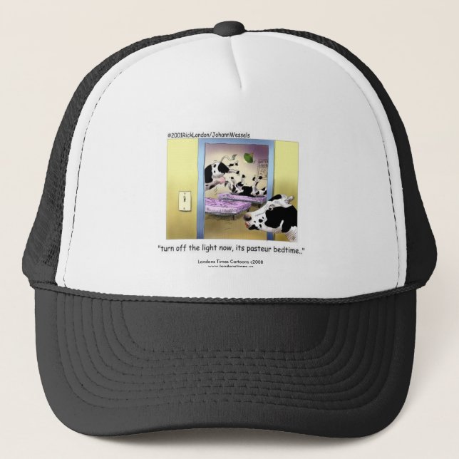 Funny Cows: Cap: "Pasteur Bedtime" Truckerkappe (Vorderseite)