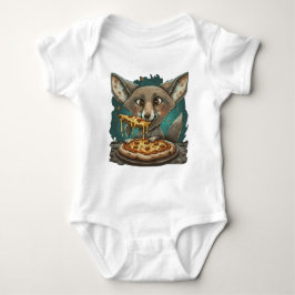 Funny Coyote Eßpizza Baby Strampler