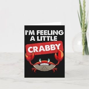 Funny Crab Kostüme für Männer Frauen Krebserkranku Karte