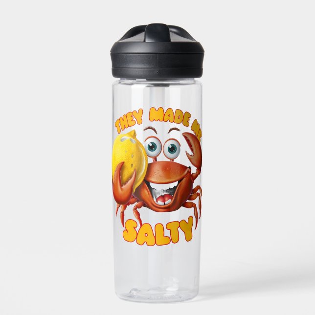 Funny Crab Trinkflasche (Vorderseite)