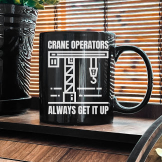 Funny Crane Operator | Spaß der Baustelle Kaffeetasse