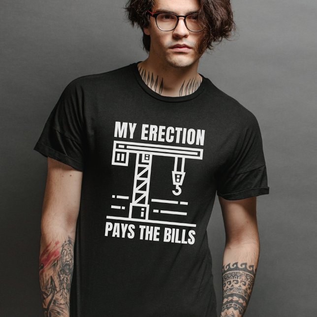 Funny Crane Operator | Spaß der Baustelle T-Shirt (Von Creator hochgeladen)