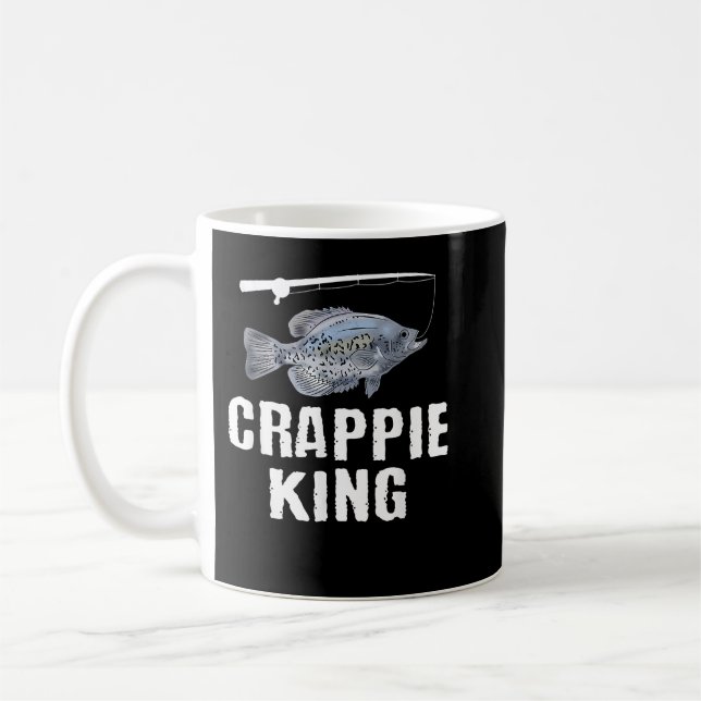 Funny Crappie Fischen Pan Fisch Freshwater Fisherm Kaffeetasse (Links)