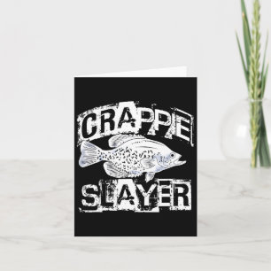 Funny Crappie Fischen Süßwasser Fisch Geschenk Män Karte