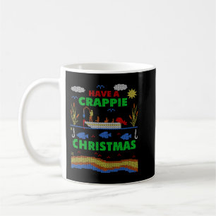 Funny Crappie Fischen Ugi Weihnachten Sweater Part Kaffeetasse