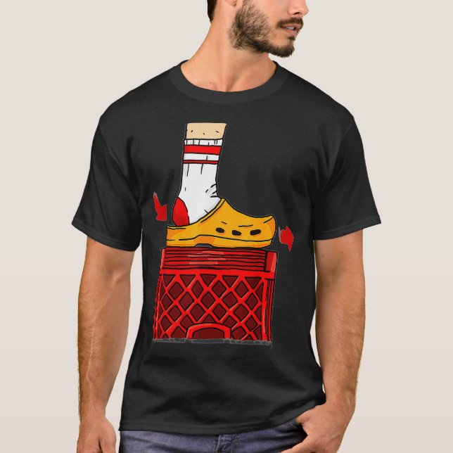 Funny Crate Challenge Showdiagramm Schieben  T-Shirt (Vorderseite)