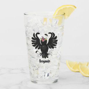 Funny Crave Rabe Cartoon Illustration Glas