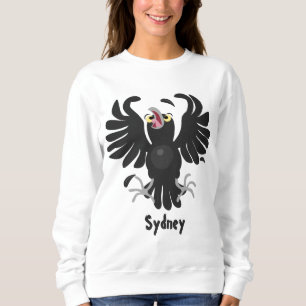 Funny Crave Rabe Cartoon Illustration Sweatshirt