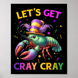 Funny Crawfish Kostüm Kinder Kleinkind Jungs Mens  Poster