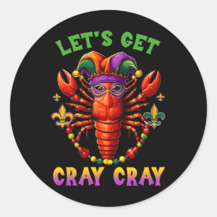 Funny Crawfish Kostüm Kinder Kleinkind Jungs Mens Runder Aufkleber