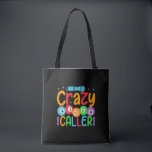 Funny crazy Bingo caller word art  Tasche<br><div class="desc">Funny crazy Bingo caller word art Tote Bag</div>