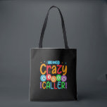 Funny crazy Bingo caller word art  Tasche<br><div class="desc">Funny crazy Bingo caller word art Tote Bag</div>