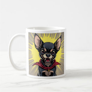 Funny Crazy Chihuahua Zitat Kaffeetasse