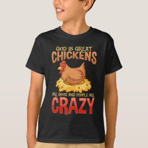 Funny Crazy Hühnchen Lover Geschenk Hen Spaß T-Shirt