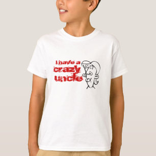 Funny Crazy Onkel individualisieren T-Shirt