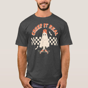Funny CREEP IT REAL Ghost Wear Hat T-Shirt