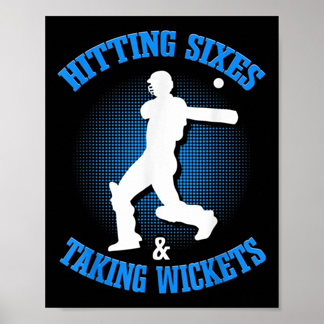 Funny Cricket Poster (Vorne)