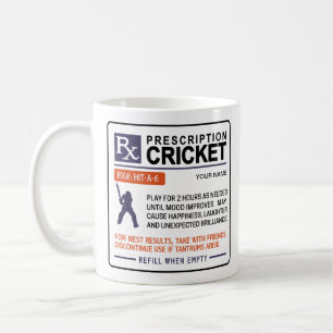Funny Cricket-Tasse - Design-Cricket-Lüfter Kaffeetasse