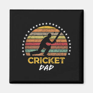Funny Cricket Vater Player Fan Coach Quote Grafik Magnet