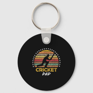 Funny Cricket Vater Player Fan Coach Quote Grafik Schlüsselanhänger