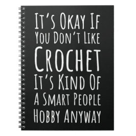 Funny Crochet Geschenke für Männer Crocheter Garne Notizblock