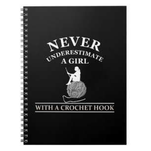 Funny Crochet Zitat Crochetter Geschenk Notizblock