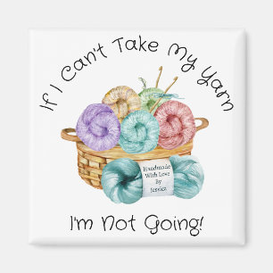 Funny Crocheting Personalisiert Magnet