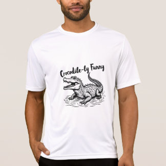 Funny Crocodile T-Shirt - Einzigartiges Krokodil D