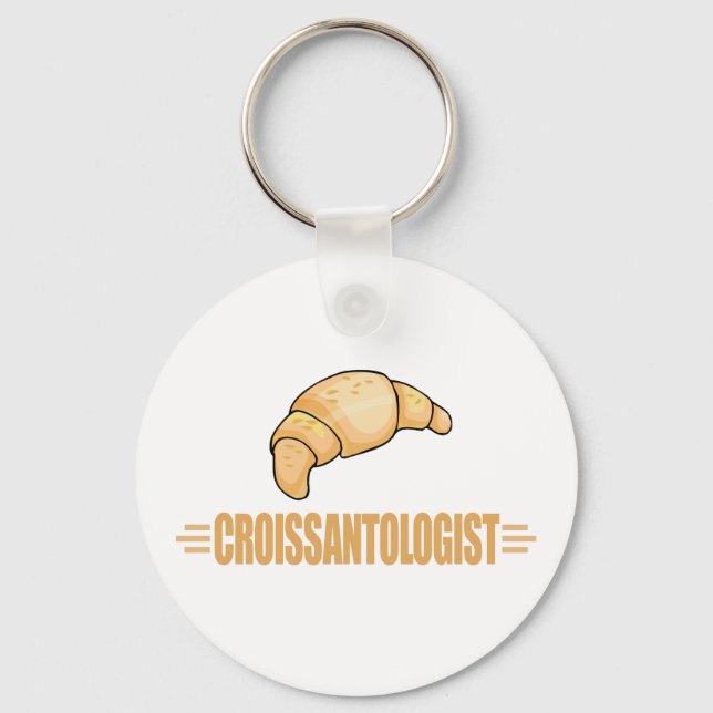 Funny Croissant Schlüsselanhänger (Vorderseite)