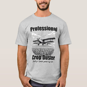 Funny Crop Duster T - Shirt Beans & Speed