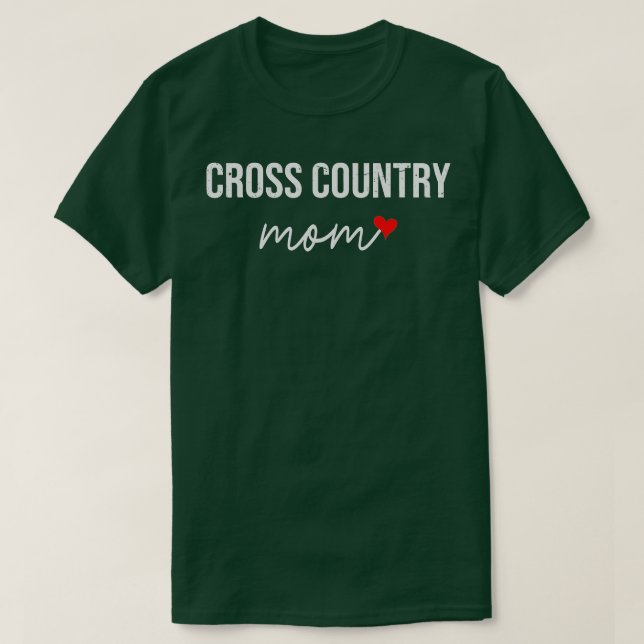 Funny Cross Country Mama Niedlich Cross Country Ma T-Shirt (Design vorne)