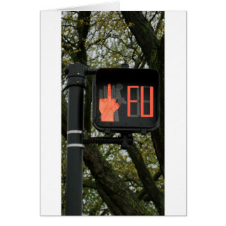 Funny Crosswalk dit FU