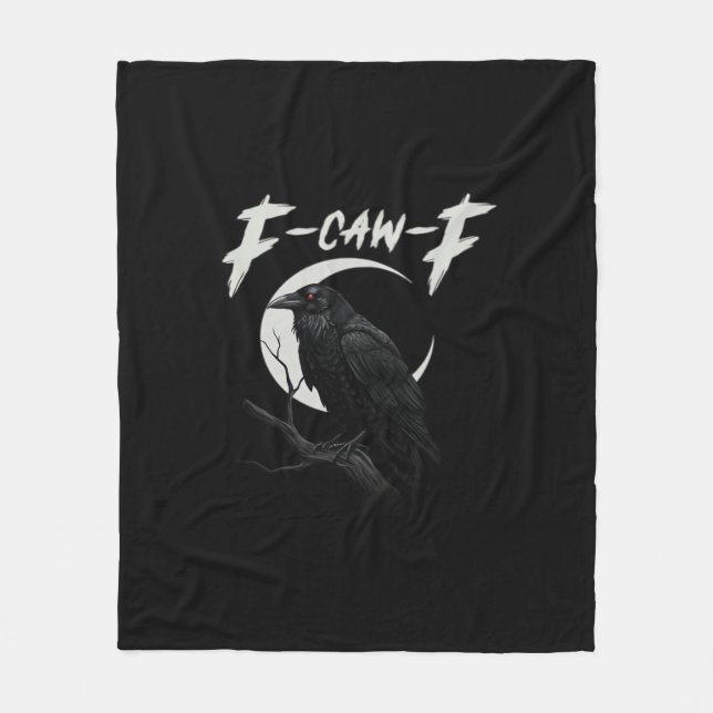 Funny Crow Essential Creative Casual Fleecedecke (Vorderseite)