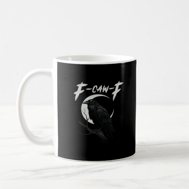 Funny Crow Essential Creative Casual Kaffeetasse (Links)