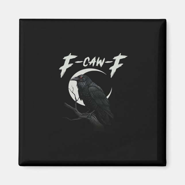 Funny Crow Essential Creative Casual Magnet (Vorne)