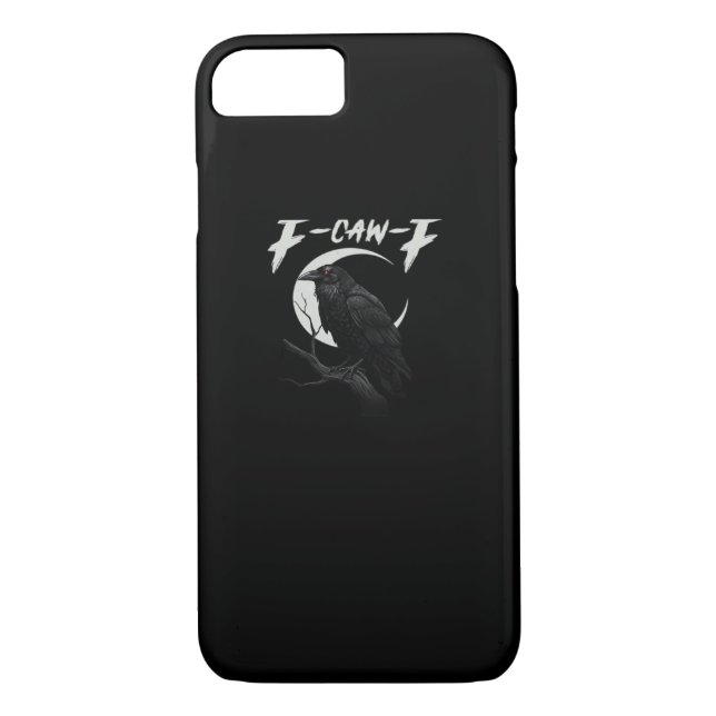 Funny Crow Essential Retro Classic Case-Mate iPhone Hülle (Rückseite)