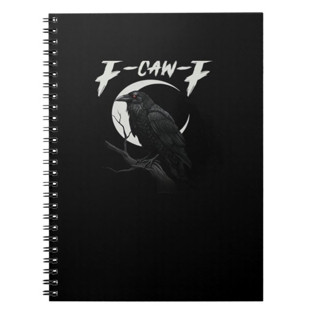 Funny Crow Essential Retro Classic Notizblock (Vorderseite)