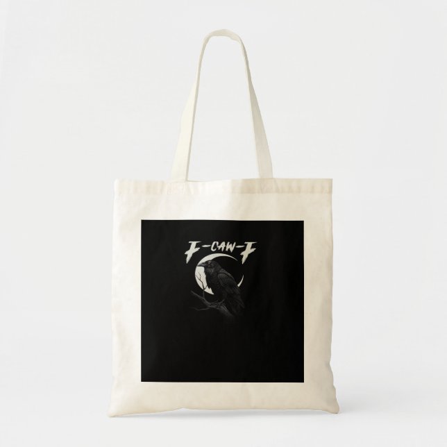 Funny Crow Essential Retro Classic Tragetasche (Vorne)