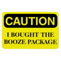 Funny Cruise Cabin Door Magnet - Booze Paket