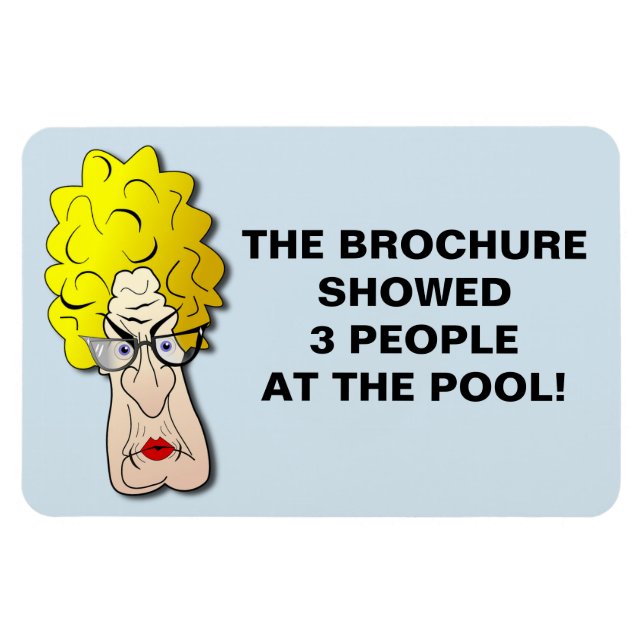 Funny Cruise Cabin Door Magnet - Broschüre (Horizontal)