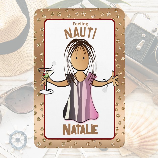 Funny Cruise Schiffstür für ihre Rose Gold Magnet (Von Creator hochgeladen)