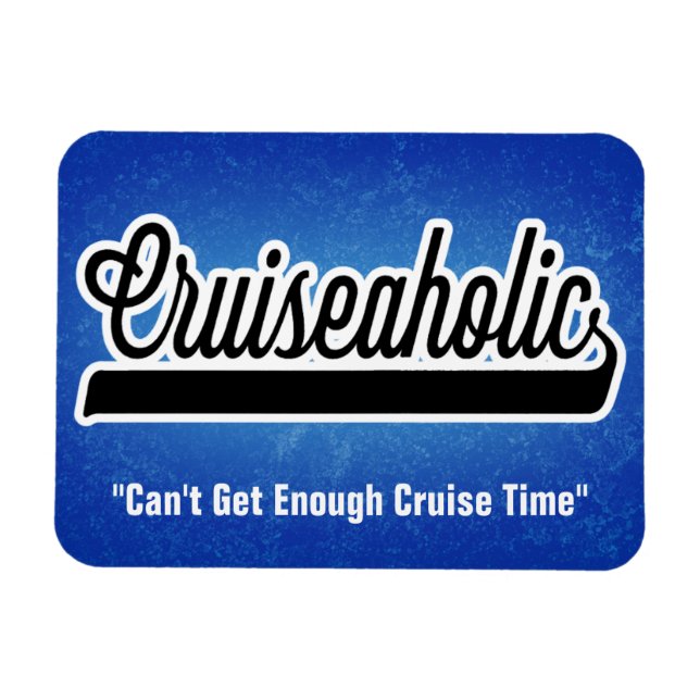 Funny Cruise Ship Addict Restaurant Kabine Türschi Magnet (Horizontal)